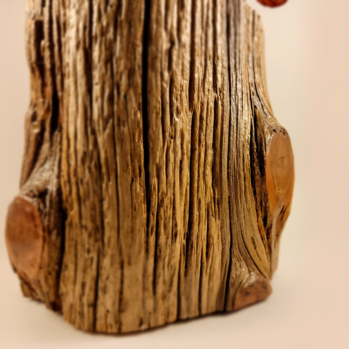 Rustic and Elegant Cedar Wood Planter Enhancing Home Decor, Corner Zoom
