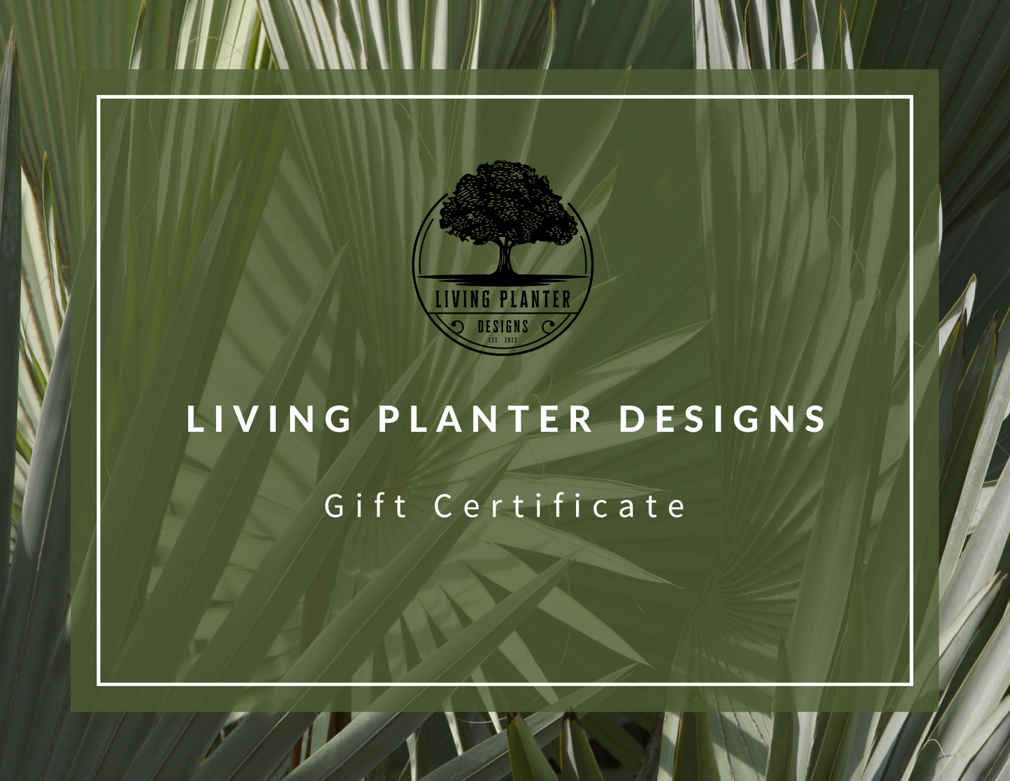 Living Planter Designs Gift Card