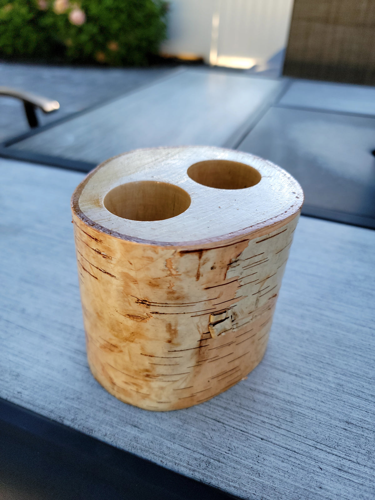 Birch Dual Living Planter - Glossy Finish