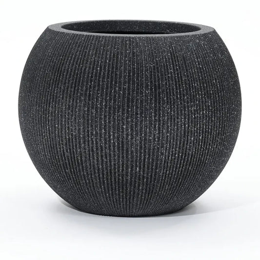Black Ibiza Sphere Planter