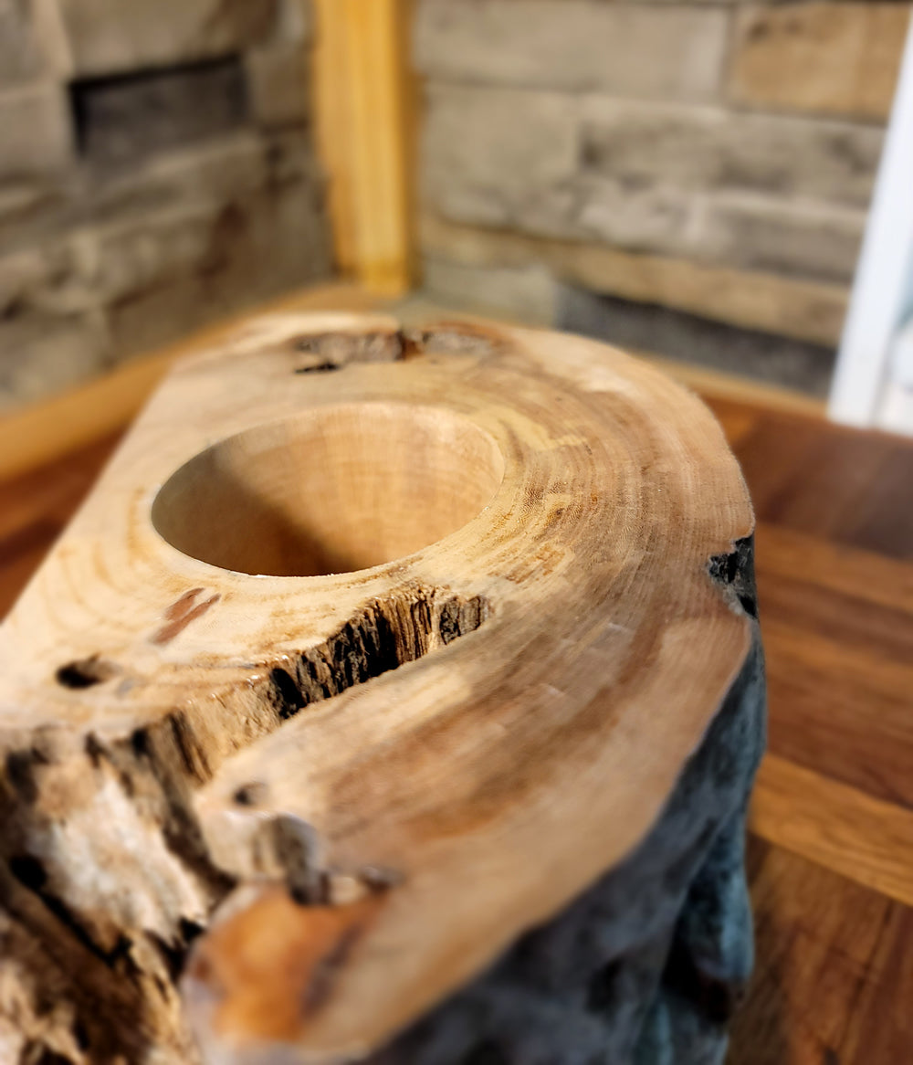 Long Island Sound Hand-Crafted Birch Driftwood Planter