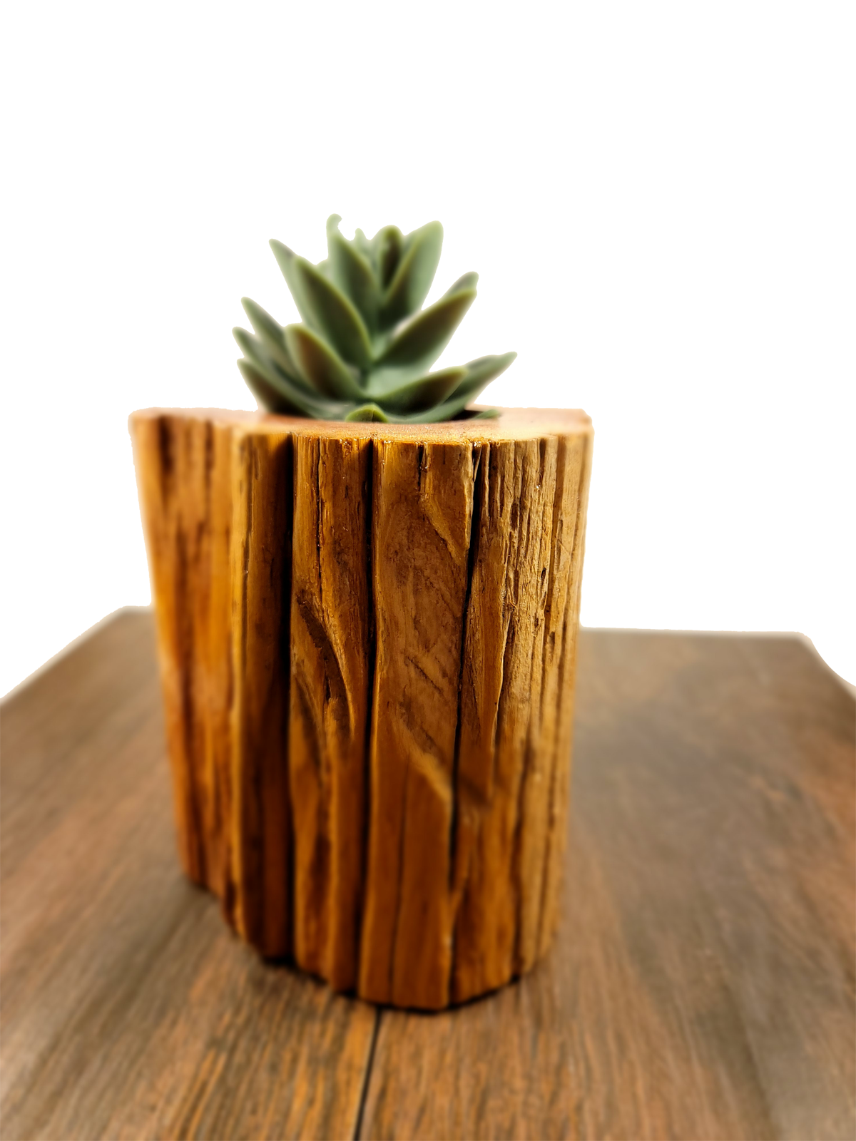 Handmade Planter Made From Stunning Cedar with Unique Knot Detail, Woodbase